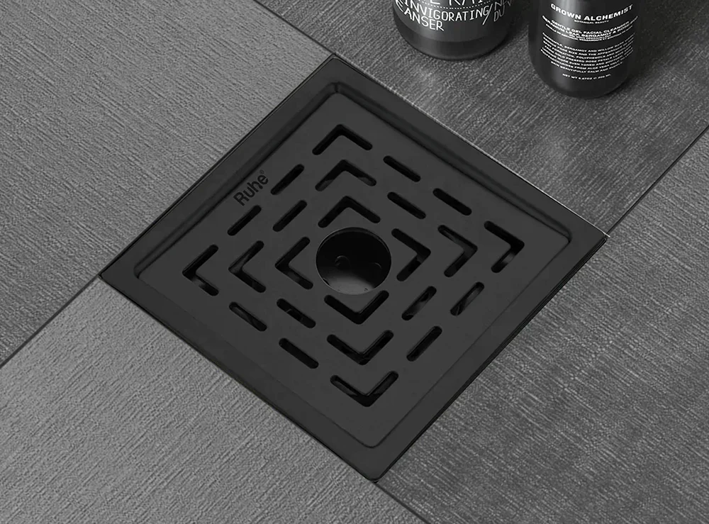 Charakterystyka kwadratowego odpływu podłogowego Grid.